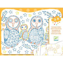 Djeco Woodland Families Colour Reveal Set