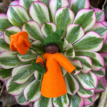 Load image into Gallery viewer, Ambrosius Flower Fairy - Chinese Lantern, green hat