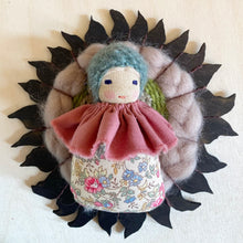Load image into Gallery viewer, Moss &amp; the Gypsy Floral Pocket doll