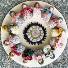 Load image into Gallery viewer, Moss &amp; the Gypsy Floral Pocket doll
