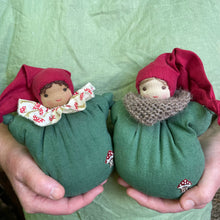 Load image into Gallery viewer, Moss &amp; The Gypsy Linen Gnome Doll
