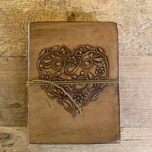 Leather Journal - Heart