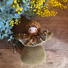 Load image into Gallery viewer, Moss and the Gypsy Angora Pouch Dolls