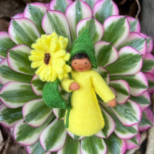 Ambrosius Flower Fairy - Yellow Calendula (Short hair)