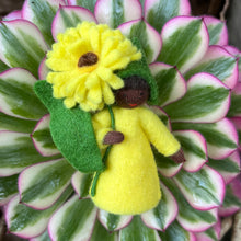Load image into Gallery viewer, Ambrosius Flower Fairy - Yellow Calendula (Short hair)