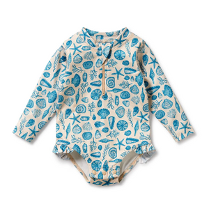 Wilson & Frenchy Shells Long Sleeve Swimsuit