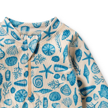 Load image into Gallery viewer, Wilson &amp; Frenchy Shells Long Sleeve Swimsuit