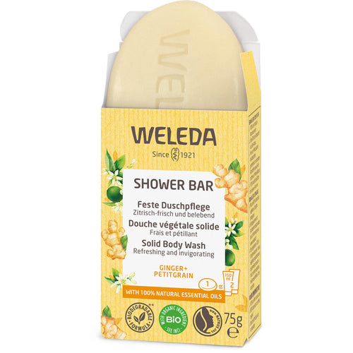 Weleda Shower Bar - Ginger + Petitgrain
