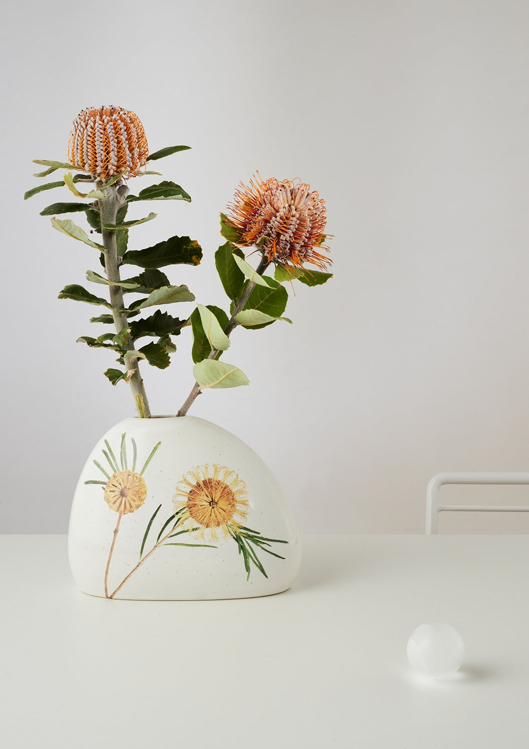 Angus and Celeste Macro Botanics Vase Hairpin Banksia