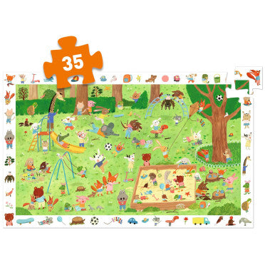 Djeco 35pc Puzzle Observation - Le Square
