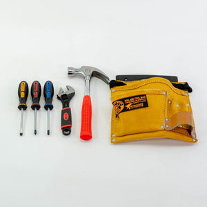 Kids at Work Leather Tool Belt - Standard with Tools Set 2