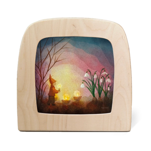 Toverlux Silhouette Vogel Geluk - Kindling Spring