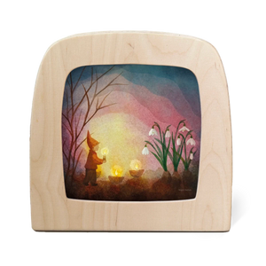 Toverlux Silhouette Vogel Geluk - Kindling Spring