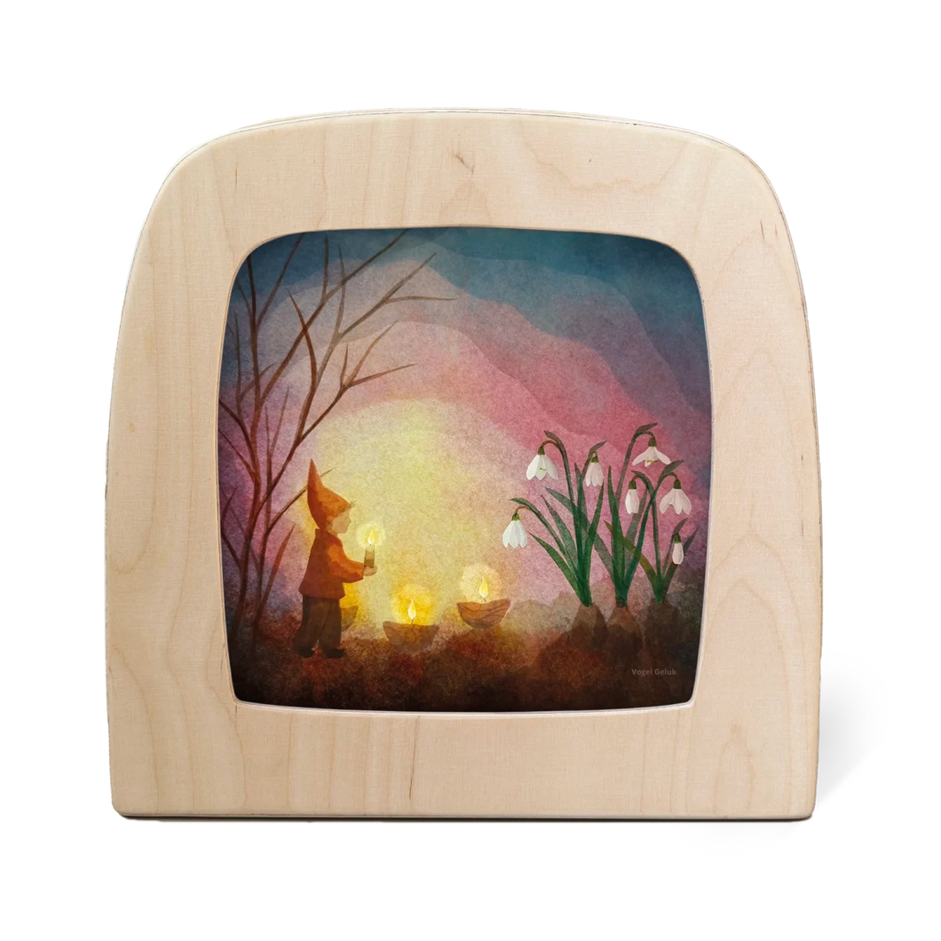 Toverlux Silhouette Vogel Geluk - Kindling Spring
