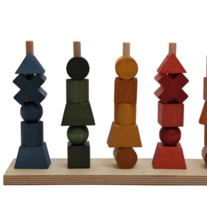 Wooden Story Rainbow Stacking Toy