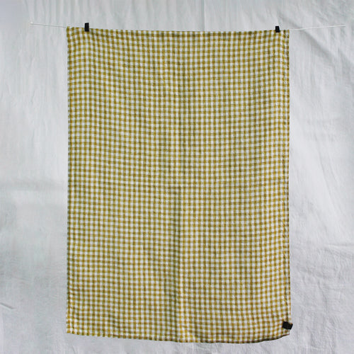 Ana linen tea towel citrus