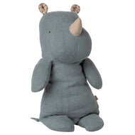 Maileg Safari Friends Rhino - Medium , Light Dusty Blue