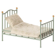 Maileg Vintage Single Bed Mouse - Mint