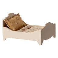 Maileg Bed Mouse Wooden - Off White