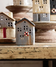 Load image into Gallery viewer, French Country Saint-Malo Tea Light Blue House with Buoy Small YA0076