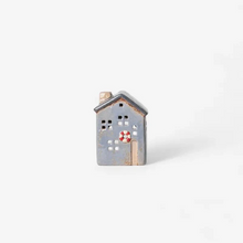 Load image into Gallery viewer, French Country Saint-Malo Tea Light Blue House with Buoy Small YA0076