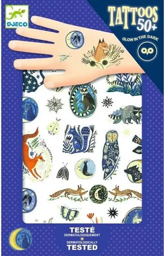 Djeco Glow in the Dark Nighttime Tattoos