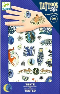 Djeco Glow in the Dark Nighttime Tattoos