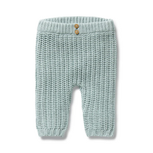 Load image into Gallery viewer, Duck Egg Organic Knitted Leggings