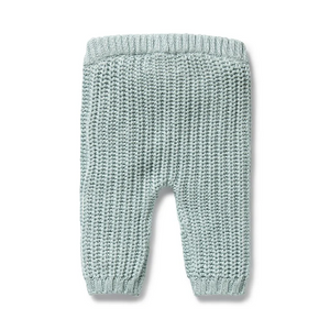 Duck Egg Organic Knitted Leggings