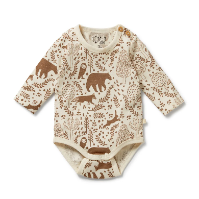 Winter Forest Organic Bodysuit