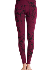 Captain Robbo 'Wine Bushwalker' women's cotton leggings