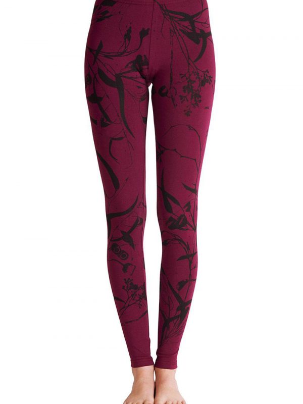 Captain Robbo 'Wine Bushwalker' women's cotton leggings