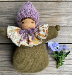 Waldorf Cashmere Pouch Doll - Moss & The Gypsy
