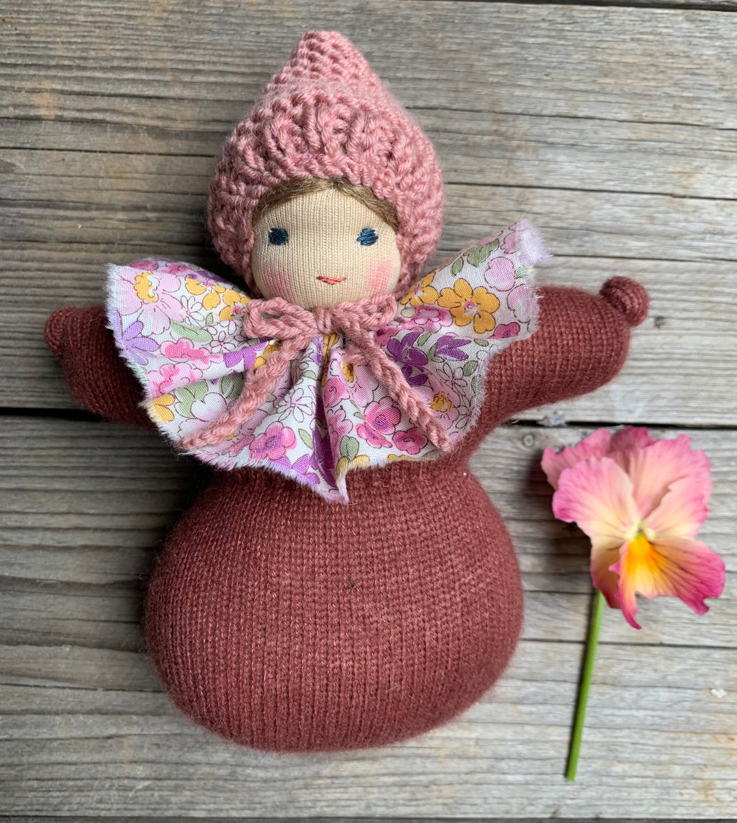 Waldorf Cashmere Pouch Doll - Moss & The Gypsy