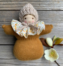Load image into Gallery viewer, Waldorf Cashmere Pouch Doll - Moss &amp; The Gypsy