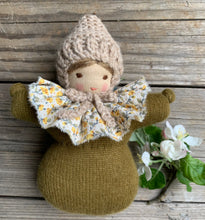 Load image into Gallery viewer, Waldorf Cashmere Pouch Doll - Moss &amp; The Gypsy