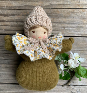 Waldorf Cashmere Pouch Doll - Moss & The Gypsy