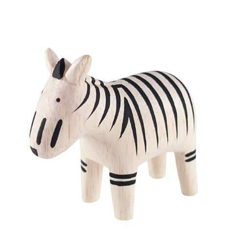 Polepole Zebra figurine