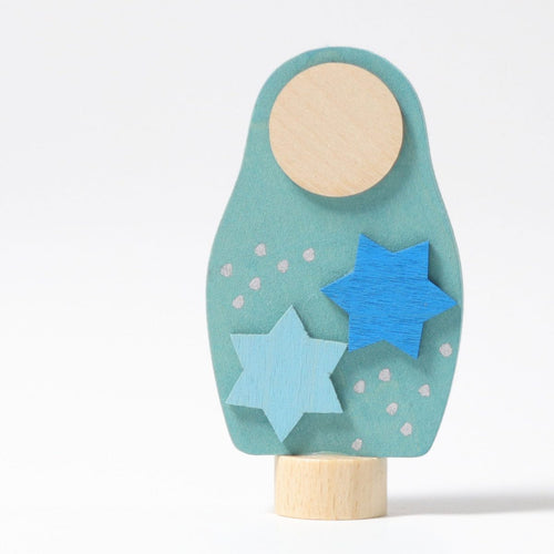 Grimm’s Birthday Deco - Matryoshka blue stars