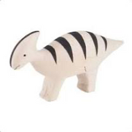 Polepole Dinosaur Parasaurolophus figurine