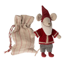 Load image into Gallery viewer, Maileg Santa Mouse with House