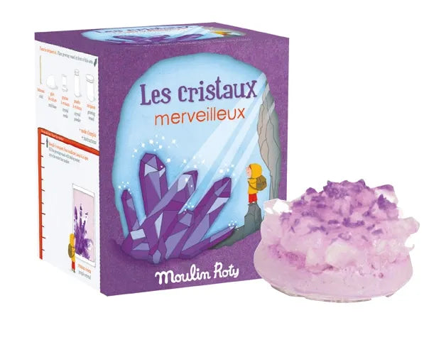 Les Petites Merveilles amazing crystals in purple – Moulin Roty