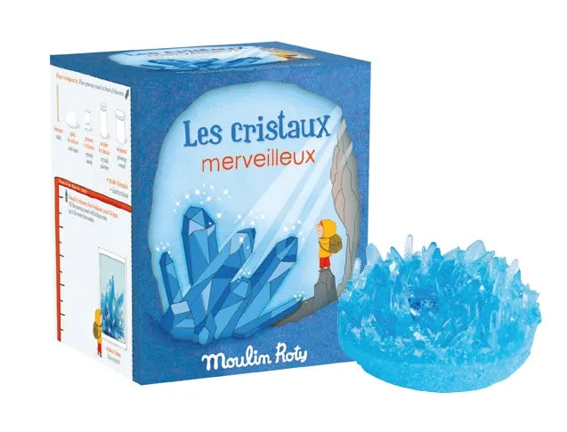 Moulin Roty - Les Petites Merveilles amazing crystals in blue