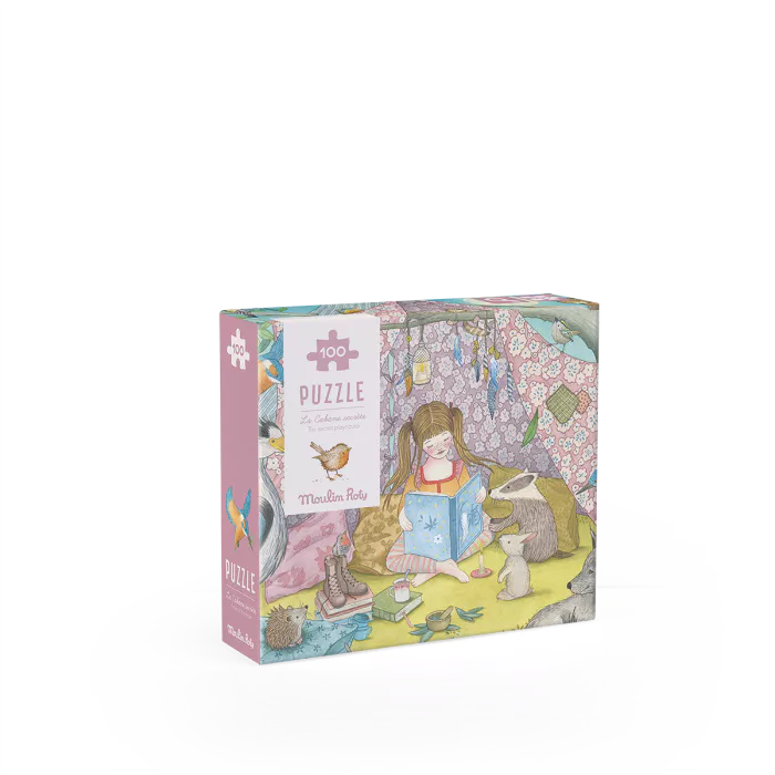 Les Rosalies 100 pce Puzzle - La cabane secrète (Secret Playhouse)