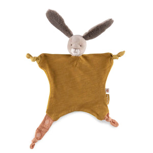 Trois Petits Lapins ochre rabbit comforter