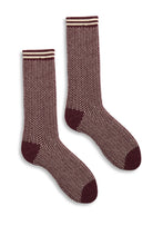 Load image into Gallery viewer, Lisa b. Women&#39;s Cashmere Merino Nordic Crew Socks