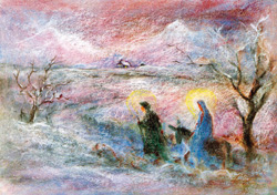 Christmas Card - On the Wintry Way
