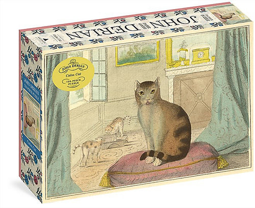 John Derian 750 Piece Puzzle - Calm Cat