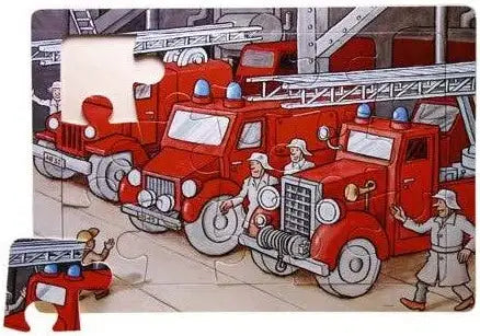 Fire Engine - Frame Puzzle – Epoche