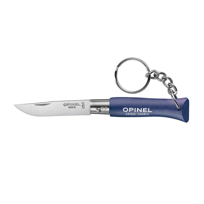 Opinel - Small Dark Blue Keyring (No. 4) 5cm